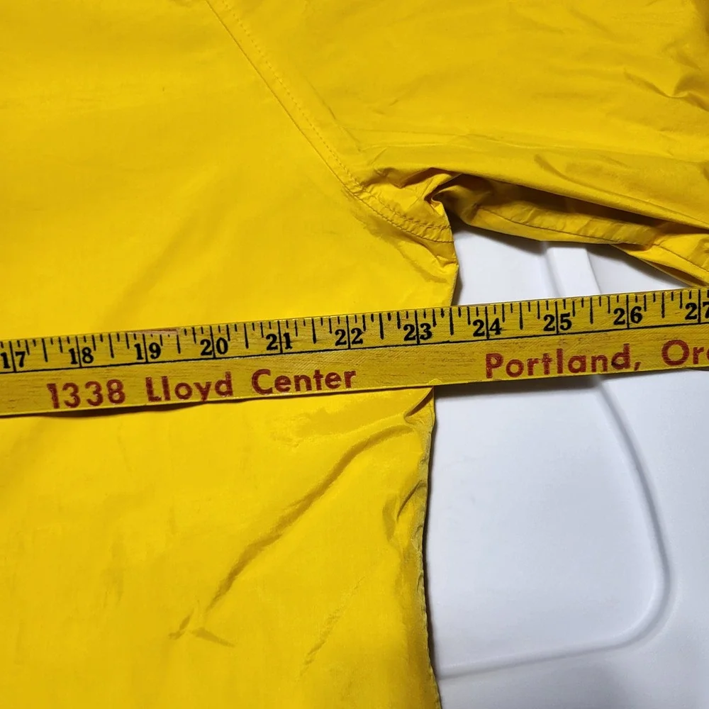 Vintage 90s North Face Extreme Goretex‎ Shell Jacket Bright Yellow Hooded Size L